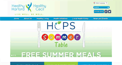 Desktop Screenshot of healthyharford.org